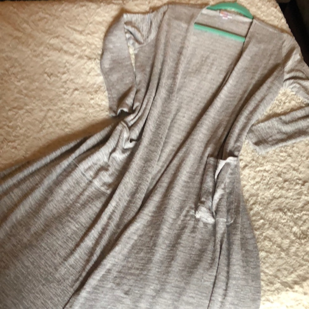 Long duster sweater